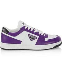 purple prada sneakers for men.